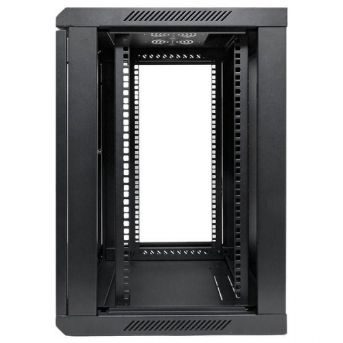 Шкаф настенный 19дюйм TERACOM PRO 12U 600х450мм дверь стеклянная с замком-ручкой черн. EKF TRP-WLL-1264-40B фото 2 Шкаф настенный 19дюйм TERACOM PRO 12U 600х450мм дверь стеклянная с замком-ручкой черн. EKF TRP-WLL-1264-40B фото 2