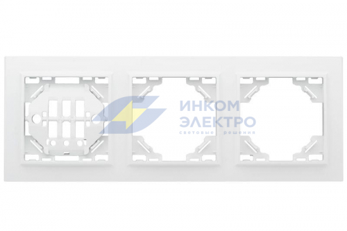 Рамка 3-м Минск горизонтальная бел. Basic EKF ERM-G-303-10