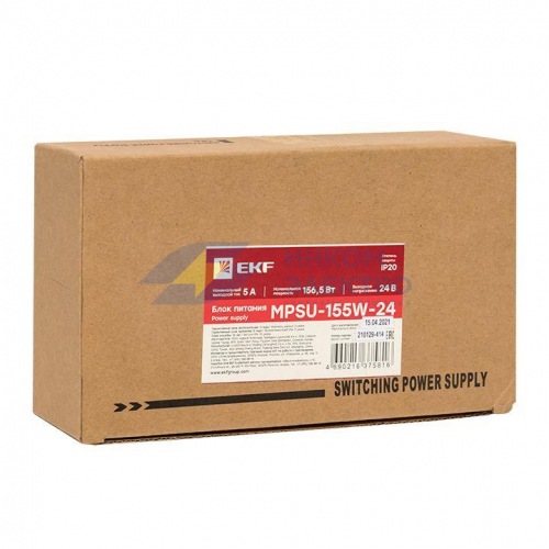 Блок питания 24В с функцией ИБП MPSu-155W-24 PROxima EKF mpsu-155w-24 фото 2 Блок питания 24В с функцией ИБП MPSu-155W-24 PROxima EKF mpsu-155w-24 фото 2