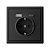 Розетка ArtGallery 16А с 2-мя заряд. устройствами USB A+C 5В/2.4А/3А 2х5В/1.5А механизм карбон SE GAL001032