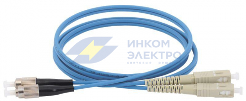 Патч-корд оптический коммутационный соединительный для многомодового кабеля (MM); 50/125 (OM4); SC/UPC-FC/UPC (Duplex) (дл.2м) ITK FPC5004-SCU-FCU-C2L-2M