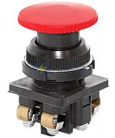 Выключатель кнопочный КЕ-191 У2 исп.3 красн. 2р гриб без фиксации IP54 10А 660В Электротехник ET513160