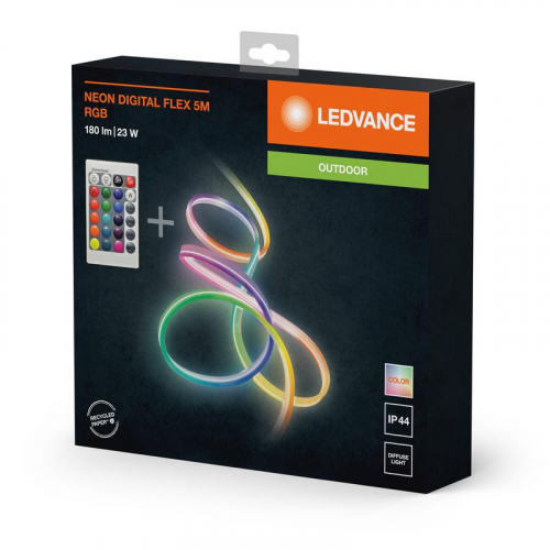 Лента светодиодная NEON DIGITALFLEX 5M REMOTE RGB IP44 LEDVANCE 4058075504769 фото 2