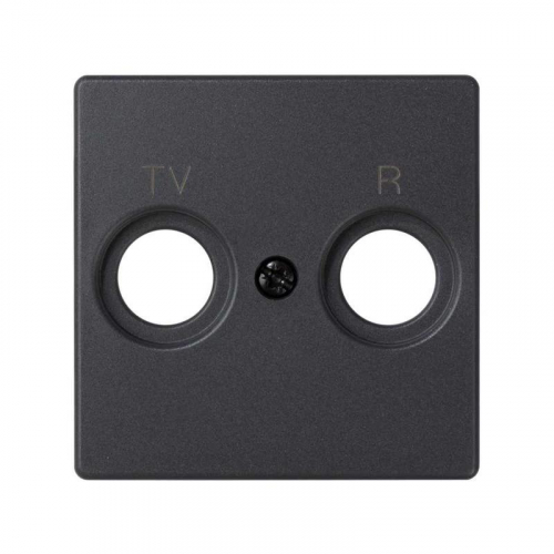 Накладка розетки R-TV Simon82 граф. 82053-38 Накладка розетки R-TV Simon82 граф. 82053-38