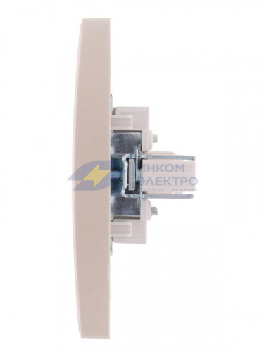 Розетка компьютерная 1-м СП Rain RJ45 жемчуж./бел. перламутр. LEZARD 703-3030-139 фото 3