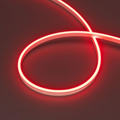 Лента светодиодная MOONLIGHT-SIDE-A168-4x10mm 24V Red 7.2Вт/м IP65 wire x2 прямой вывод кабеля герметичная (уп.5м) Arlight 038313
