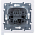 Переключатель 1-кл. Etika 10А IP44 250В безвинтов. зажимы сл. кость IEK 672307