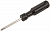 Отвертка переставная CrV сталь черная пластик. ручка 6х70мм PH2/SL6 FIT 56204