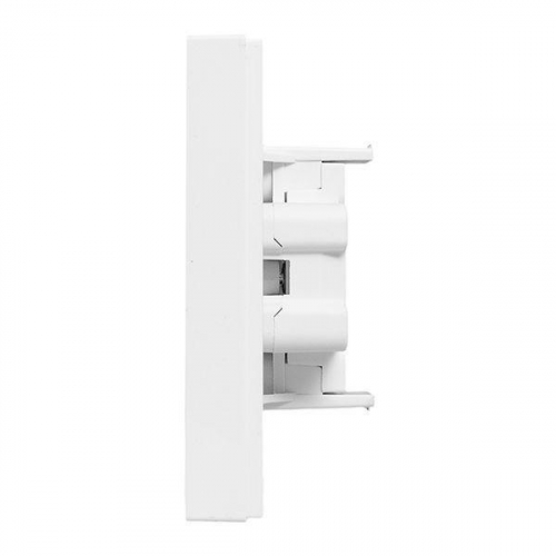 Розетка 2-м СП Эпика 16А без заземл. без защ. шторок с рамкой механизм бел. EKF UP1-SOW-200 фото 5