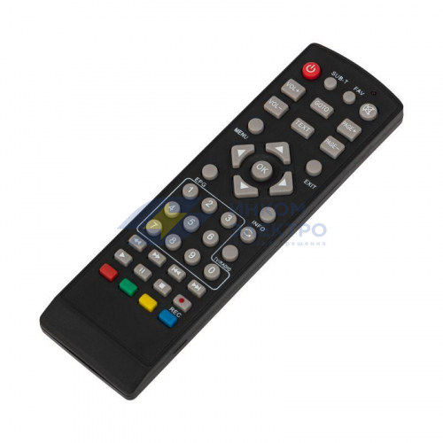 Пульт дистанционного управления универс. для DVB-T2+TV Rexant 38-0012 фото 5