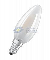 Лампа светодиодная филаментная LED Star 4Вт B прозрачная 4000К нейтр. бел. E14 470лм 220-240В угол пучка 300град. (замена 40Вт)(уп.2шт) OSRAM 4058075435247