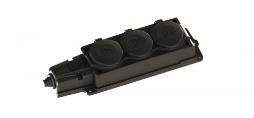 Колодка удлинителя 3-м MultiSet 16А 250В IP44 с заземл. каучук черн. SE MST4103BK Колодка удлинителя 3-м MultiSet 16А 250В IP44 с заземл. каучук черн. SE MST4103BK