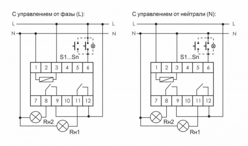 Реле импульсное BIS-414i (установка на DIN-рейку; управление двумя нагрузками; для нагрузки с больш. пусков. током (160А/20мс)) F&F EA01.005.020 фото 2