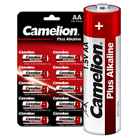 Элемент питания алкалиновый AA/LR6 1.5В Plus Alkaline LR6-BP1х10P (блист.10шт) Camelion 14135