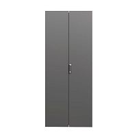 Дверь двойная сплошная IT-CQE 1200х800 RAL9005 DKC RBITCPED1280