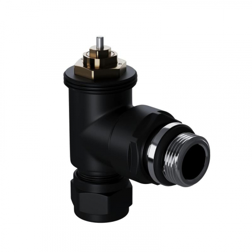 Набор термостатический угловой Design Pro 15мм М30х1.5 черн. Royal Thermo НС-1646650 фото 3