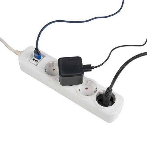 Удлинитель 4х3м 16А IP20 Эксперт 3.5кВт 2хUSB 2.1А ПВС 3х1 PROxima EKF UBA16-2USB-4-03i фото 6