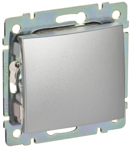 Выключатель 1-кл. СП Valena 10А IP31 механизм алюм. (DIY-упак.) IEK 694336