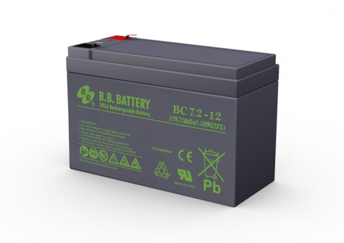Аккумулятор 12В 7.2А.ч BC 7.2-12 B.B. Battery