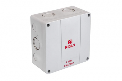 Коробка распределительная L BOX 140х140х79мм IP66/67 сер. Ридан 21RT0934R фото 3 Коробка распределительная L BOX 140х140х79мм IP66/67 сер. Ридан 21RT0934R фото 3