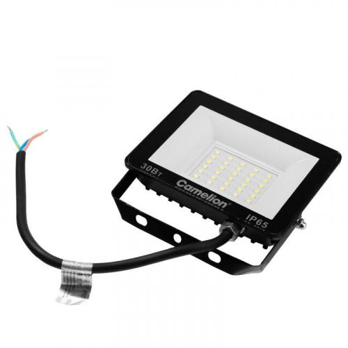 Прожектор светодиодный LFL-3004 C02 LED SMD 30Вт IP65 6500К 3000лм 230В 131х118х30 черн. Camelion 16331 фото 6 Прожектор светодиодный LFL-3004 C02 LED SMD 30Вт IP65 6500К 3000лм 230В 131х118х30 черн. Camelion 16331 фото 6