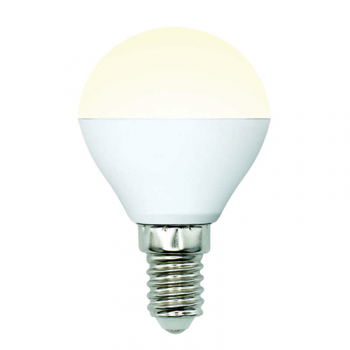 Лампа светодиодная LED-G45-6W/WW/E14/FR/MB PLM11WH Multibright 6Вт шар матовая 3000К тепл. бел. E14 100-50-10 (упак. картон) Uniel UL-00002375 Лампа светодиодная LED-G45-6W/WW/E14/FR/MB PLM11WH Multibright 6Вт шар матовая 3000К тепл. бел. E14 100-50-10 (упак. картон) Uniel UL-00002375