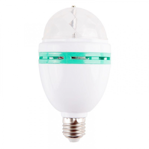 Лампа светодиодная "Диско" 6Вт 3LED RGB E27 230В IP20 80х80х195мм Neon-Night 601-253 Лампа светодиодная "Диско" 6Вт 3LED RGB E27 230В IP20 80х80х195мм Neon-Night 601-253