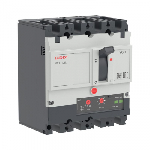 Выключатель автоматический 3N 100А 70кА pro MNX125L при AC415V расцепитель TMD YON MNX125L3NTMD0100