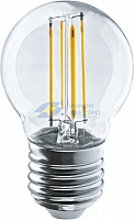 Лампа светодиодная 61 343 NLL-F-G45-4-230-4K-E27 4Вт шар прозрачная 4000К нейтр. бел. E27 640лм 220-240В NAVIGATOR 61343