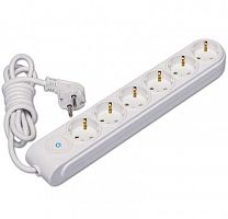 Удлинитель 6х5м с заземл. 16А IP20 с выкл. защ. шторки Makel N6310063