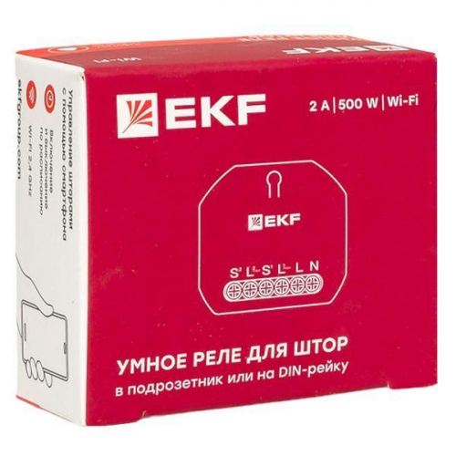 Реле для штор в подрозетник Умное Wi-Fi Connect EKF scsh-1g-wf фото 3 Реле для штор в подрозетник Умное Wi-Fi Connect EKF scsh-1g-wf фото 3