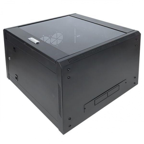 Шкаф настенный 19дюйм TERACOM PRO 12U 600х450мм дверь стеклянная с замком-ручкой черн. EKF TRP-WLL-1264-40B фото 4 Шкаф настенный 19дюйм TERACOM PRO 12U 600х450мм дверь стеклянная с замком-ручкой черн. EKF TRP-WLL-1264-40B фото 4