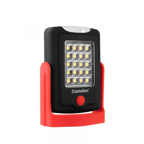 Фонарь универсальный E1442 LED+SMD 3XR03 магн. пластик. блистер-пакет черн./красн. Camelion 16209 фото 5 Фонарь универсальный E1442 LED+SMD 3XR03 магн. пластик. блистер-пакет черн./красн. Camelion 16209 фото 5
