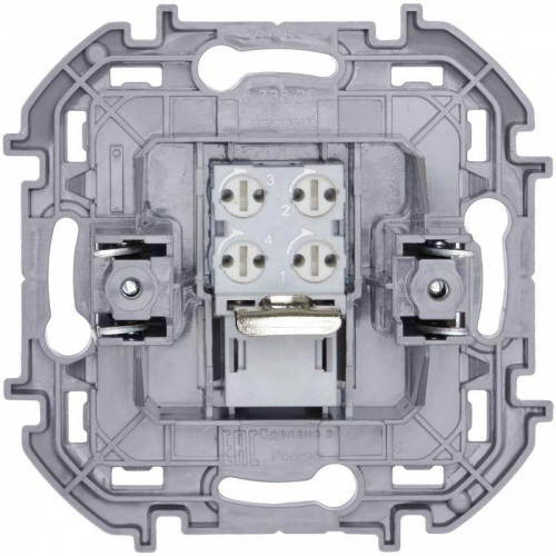 Розетка телефонная Inspiria RJ11 механизм бел. IEK 673820 фото 4 Розетка телефонная Inspiria RJ11 механизм бел. IEK 673820 фото 4