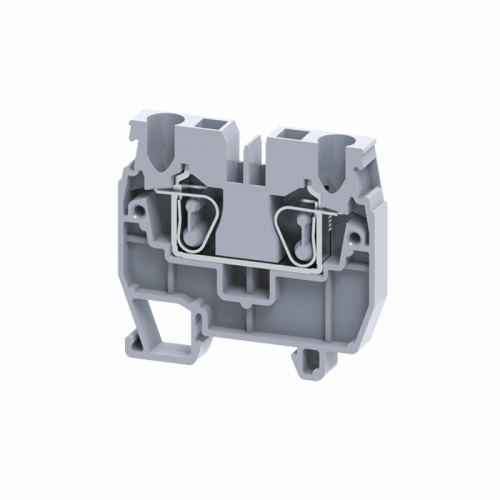 Мини-клемма проходная пружинная OptiClip CXM-2.5-I-BU-24A-(0.2-2.5) син. КЭАЗ 331822