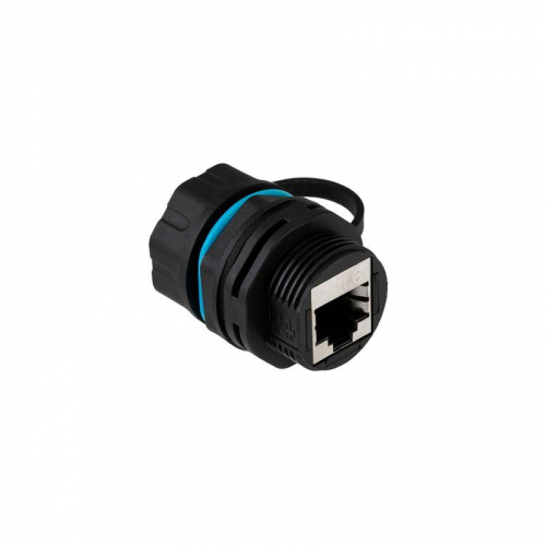 Модуль соединительный индустриальный RJ-45(8P8C) FTP кат. 6 IP68 с защитным колпачком для кабеля Rexant 02-0285 фото 4
