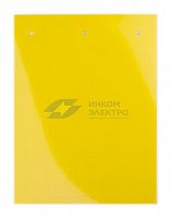 Табличка полужесткая для маркировки оболочек клейкое основание ПВХ желт. DKC TASE60100AY