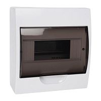 Бокс модульный накладной PDB/W 1008 WH (ЩРН-П- 8) IP41 пластик. JazzWay 5071667