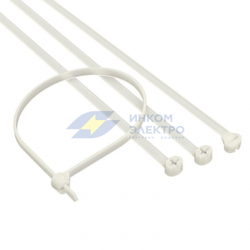 Хомут кабельный 4.8х250 P6.6 с двойным замком бел. (уп.100шт) DKC 21216SR Хомут кабельный 4.8х250 P6.6 с двойным замком бел. (уп.100шт) DKC 21216SR