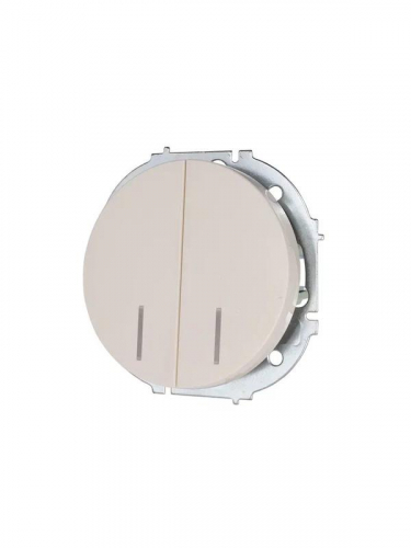 Выключатель 2-кл. СП OSEN 10А IP20 с подсветкой механизм сл. кость LEZARD 743-9088-112 фото 2 Выключатель 2-кл. СП OSEN 10А IP20 с подсветкой механизм сл. кость LEZARD 743-9088-112 фото 2