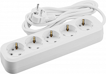 Удлинитель 5х5м с заземл. 16А IP20 90 802 OPE-S-05-500-E-3x1 бел. ОНЛАЙТ 90802