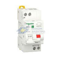 Выключатель автоматический дифференциального тока (ДИФ) RESI9 1P+N С 6А 6000А 30мА тип AC SchE R9D25606