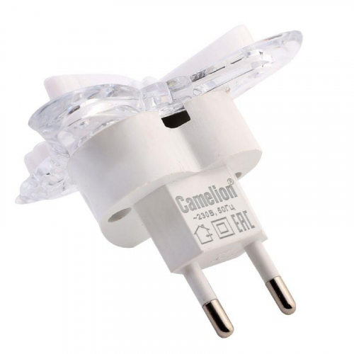 Светильник светодиодный ночник LED "Бабочка" RGB 220В Camelion NL-259 15377 фото 7