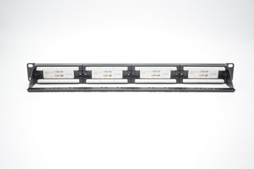 Патч-панель 19дюйм 1U кат.5E неэкранир. 24 порта RJ-45 Dual IDC с задн. кабельным организатором TOKOV ELECTRIC TKE-PP-5E-1U-24P-UTP-CO фото 2