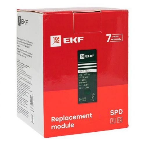 Модуль сменный к УЗИП Т1+Т2 PROxima EKF OV12-module фото 8 Модуль сменный к УЗИП Т1+Т2 PROxima EKF OV12-module фото 8