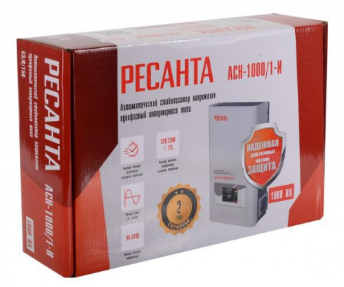Стабилизатор напряжения АСН-1000/1-И Ресанта 63/6/156 фото 8
