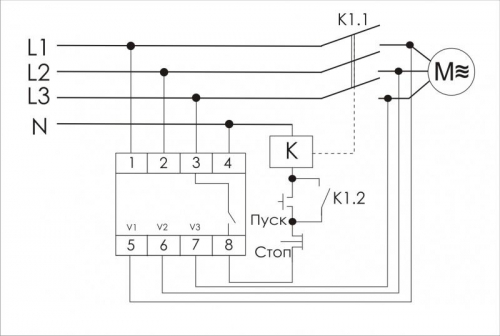 Реле контроля наличия фаз CZF-2B (монтаж на DIN-рейке 35мм 3х400/230+N 8А 1Z IP20) F&F EA04.003.002 фото 2 Реле контроля наличия фаз CZF-2B (монтаж на DIN-рейке 35мм 3х400/230+N 8А 1Z IP20) F&F EA04.003.002 фото 2