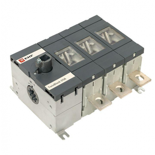 Рубильник 4п 315А без рукоятки управления TwinBlock EKF tb-s-315-4p фото 5