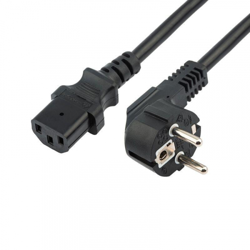 Шнур сетевой СЕЕ 7/7 (Schuko) - IEC 320 C13 3х0.75кв.мм 6А 0.6м Rexant 04-2731