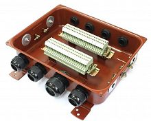 Коробка КС-40 У2 IP54 пластик. ввод ГОФРОМАТИК zeta30348